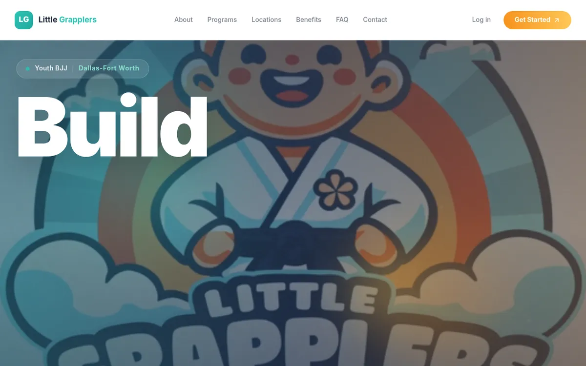 Little Grapplers — a website built by Dang